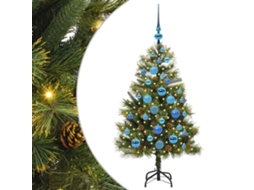 Conjunto 1 Árvore De Natal Artificial Vidaxl Verde Pvc (120 Cm)