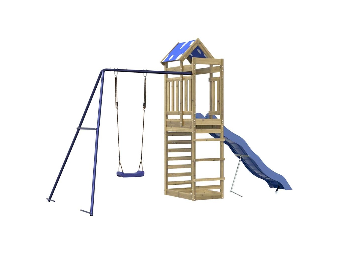 Conjunto de brincar para exterior VIDAXL madeira de pinho impregnada