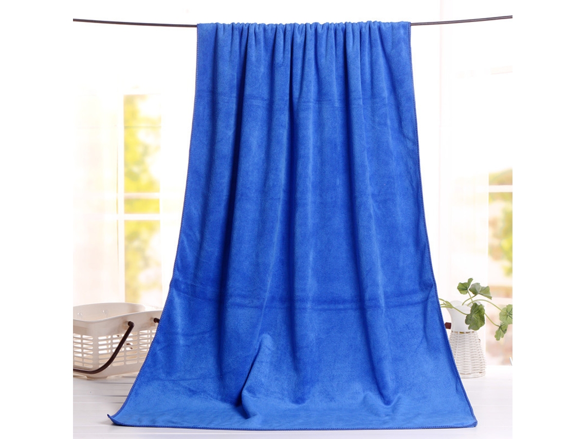 Toalha Esportiva de Microfibra, 80x180 Cm BRILVIBERA (azul)