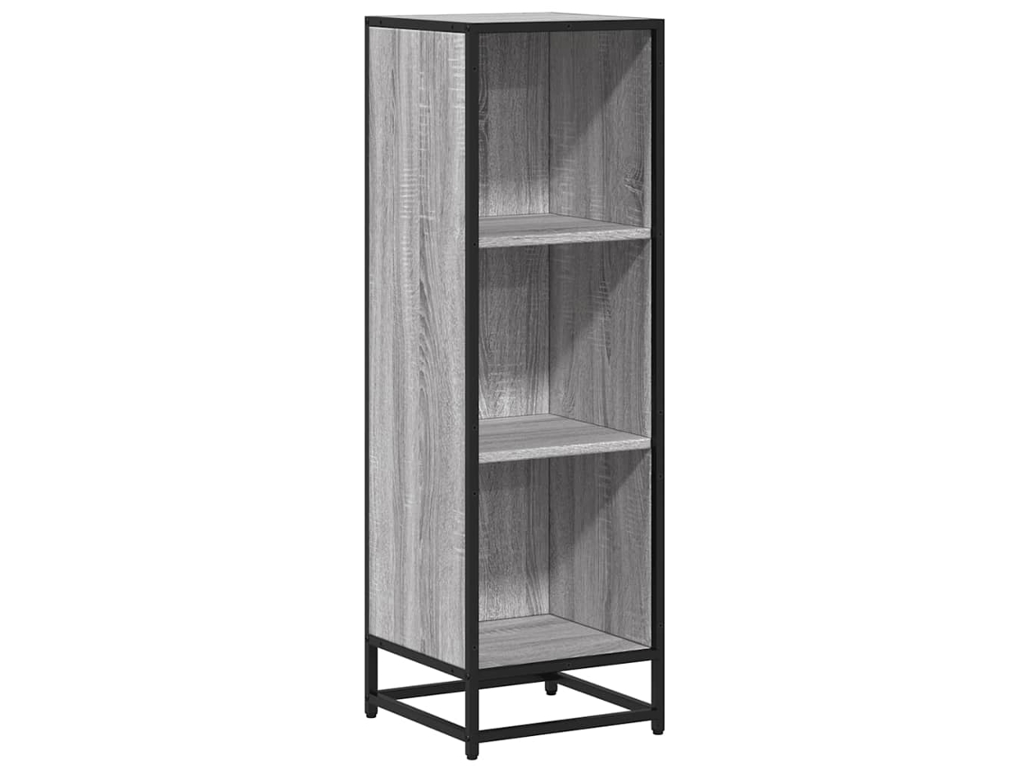 Estante Derivados de Madeira Cinzento Sonoma MAISON EXCLUSIVE 33,5x33x107,5 cm