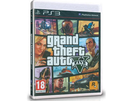 Grand Theft Auto V - GTA V - GTA 5 PS3 - Game Games - Loja de Games Online