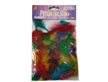 Utensílios de escrita de penas coloridas Aliga