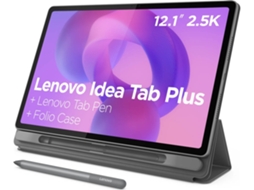 Tablet LENOVO Idea Tab Plus (Outlet Caixa Aberta - 12'' - 12 GB - 256 GB - Wi-Fi -Cinzento) + Pen + Folio