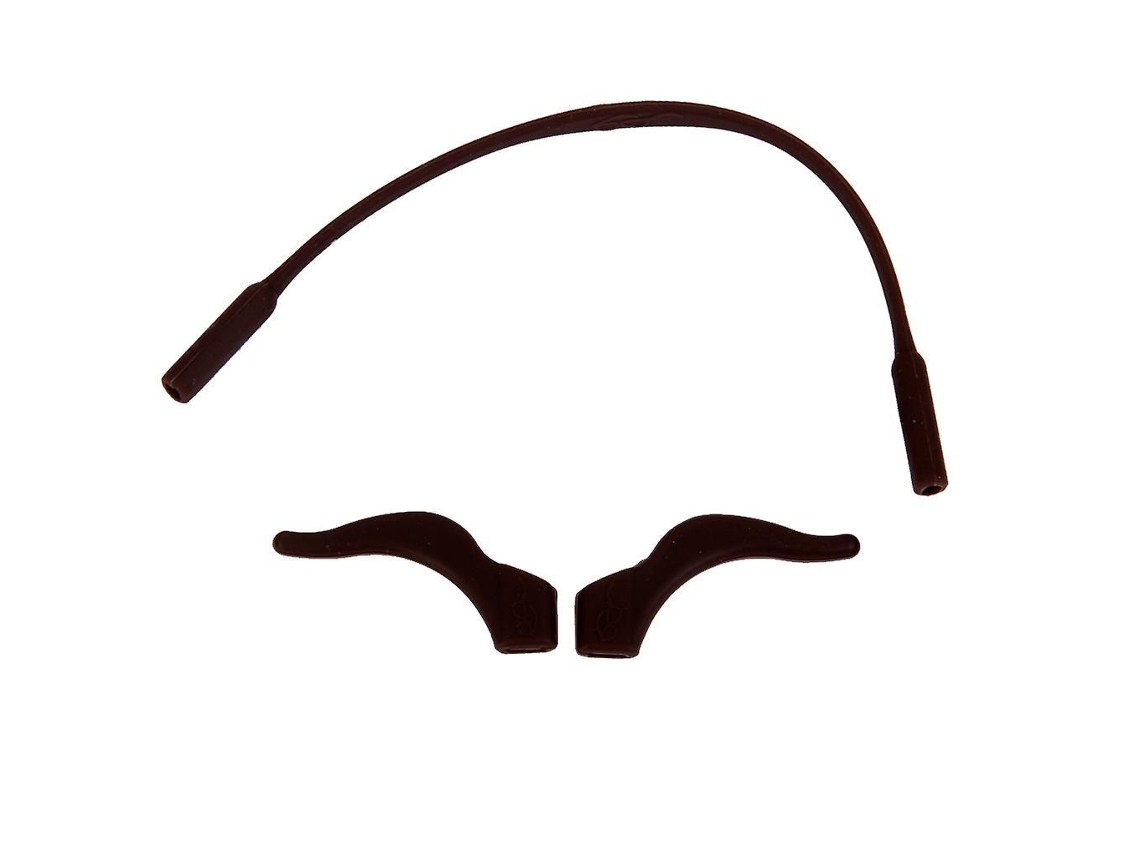 Óculos de Sol Infantis com Alça Silicone + Suporte Antiderrapante para Ganchos Orelha Café GOKOCO