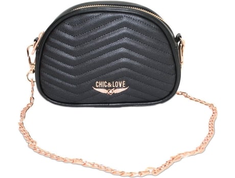 Necessaire CREACIONES JUGAVI Chic & Love Black  (17x12,5x5cm)