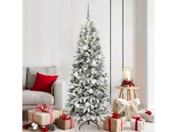 Vidaxl Árvore De Natal Artificial Branco 180 Cm