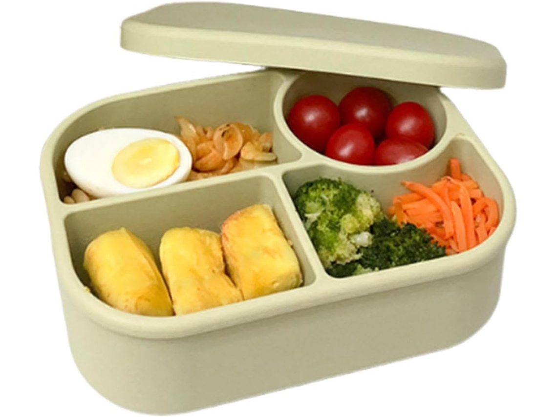Recipientes De Silicone Preção Alimentos, 750ml, Com 4 Compartimentos