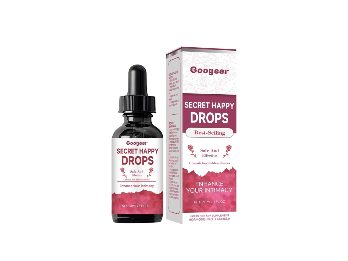 Googeer Secret Happy Drops para Cuidado Corporal, Pele Macia e Sensação de Alegria LAXISCREED