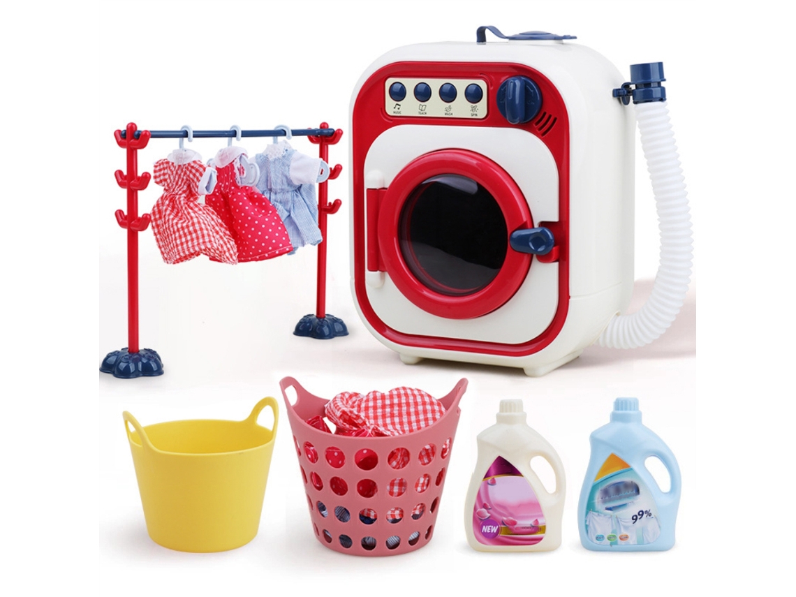 Máquina De Lavar Mini Elétrica Brinquedo Infantil