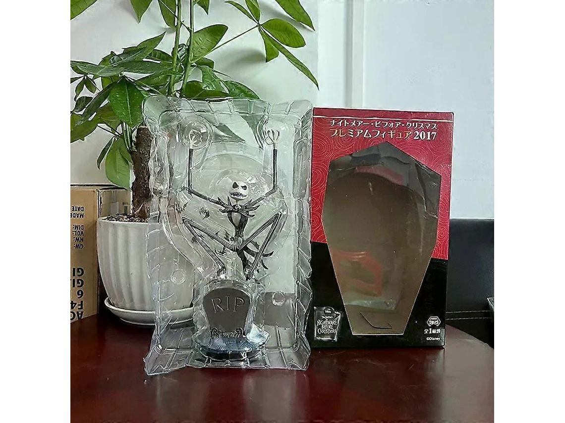 Figura De Ação Jack Skellington, 12 Polegadas, Versão Especial Com Cadeira, Colecionávelwith Boxe