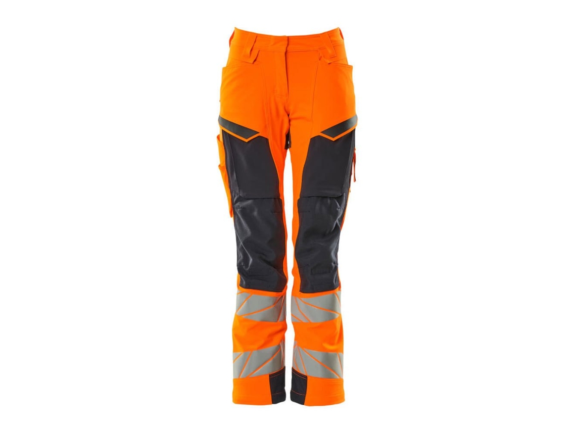 Calças Grandes Com Bolsos Para Joelheiras Accelerate Safe 19078 Laranja 56 / 30 MASCOT