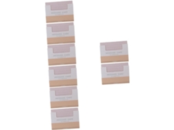 Peças 2 Páginas De Marca De Livre Cartões Flash De Memória Rangement Fichas Lignées Registrador Vide Cartes