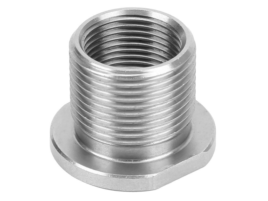 Adaptador de Filtro de Combustível Topbathy com Conector Roscado em Aço Inoxidável, Universal 1/2 28 para 5/8 24