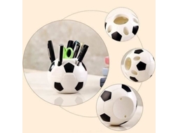 KING Pencil Pot Forma de futebol Suporte multifuncional para escova de dentes Suporte para caneta Presente de aniversário
