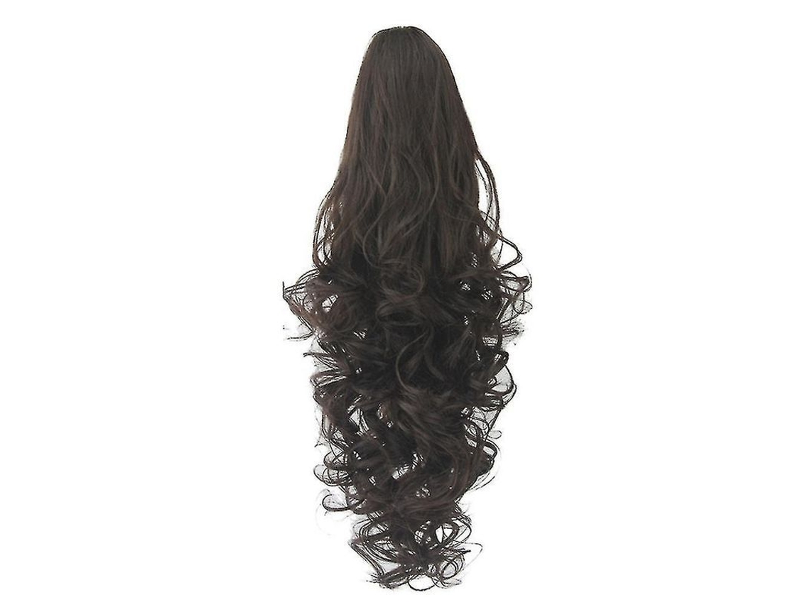 2026 extensão de Cabelo de Rabo de Cavalo Longo e Cacheado para Mulheres e Meninas com Grampo Clamp