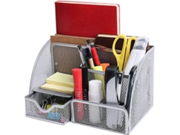 Caixa Organizadora De Mesa Em Tela Metálica, Porta, Canetas, Pacote Com 6 Unidades, Material De Escritório, Organizador Para Escritório Doméstico