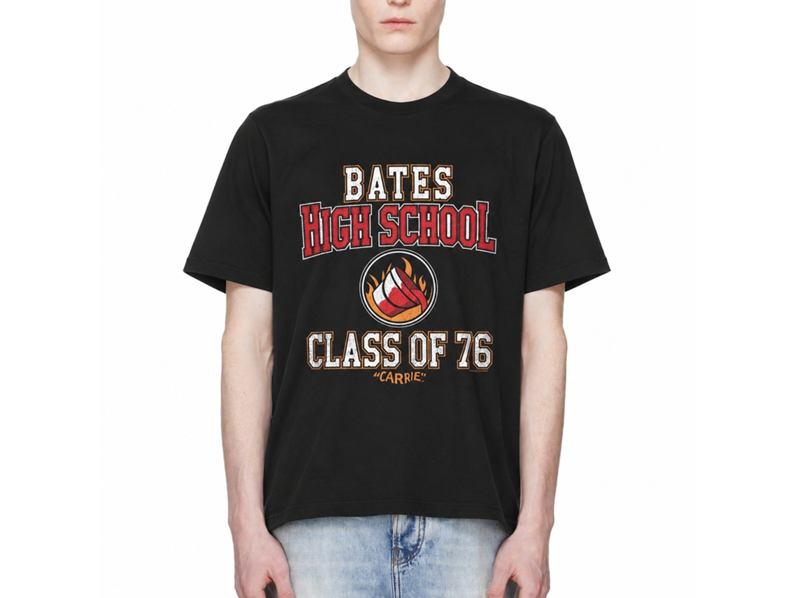 Rockinstone Carrie Movie Class Of '76 Black Adult T-shirt Size:xxxl