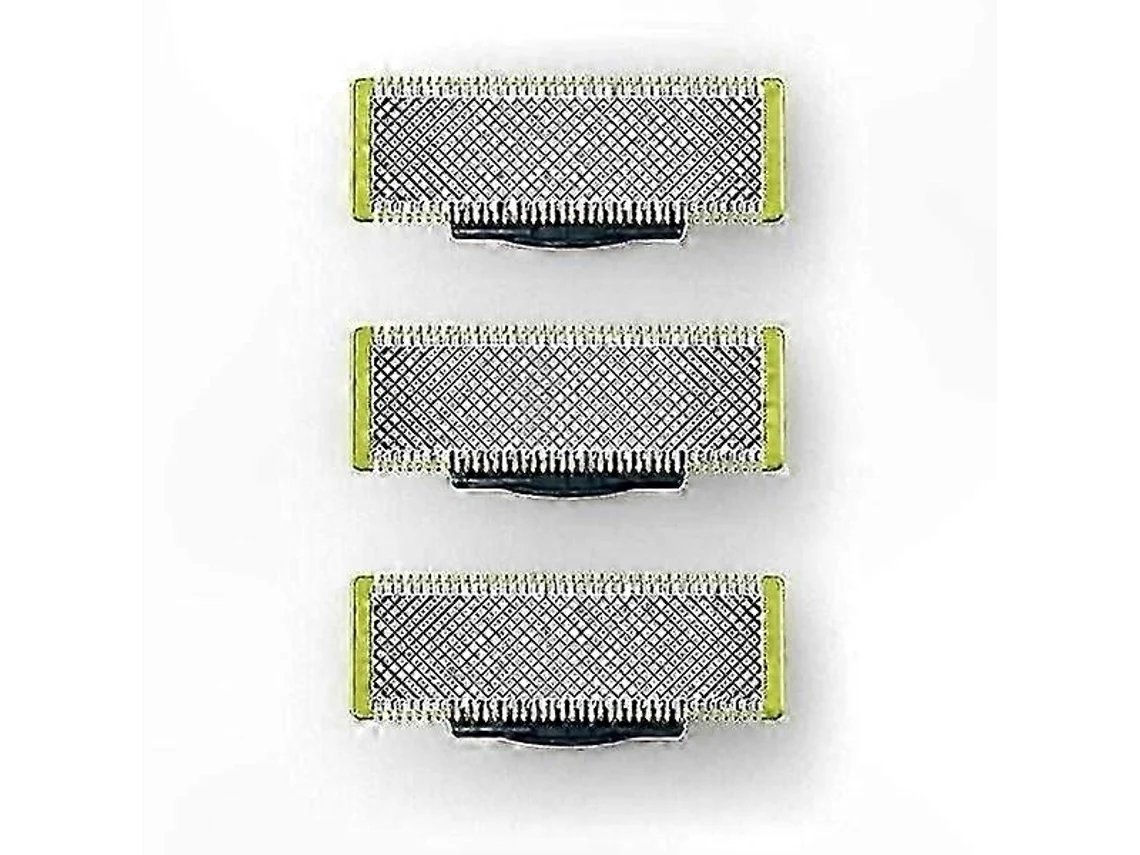 Pacote Com 3 Lâminas De Reposição Compatíveis Com A Máquina De Barbear Oneblade. Hengjian