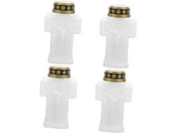 Peças Bougie Eletrônica Sem Chama Para Decoração De Cimetière Lâmpada De Bougie Led Ideal Para Jar Gokoco