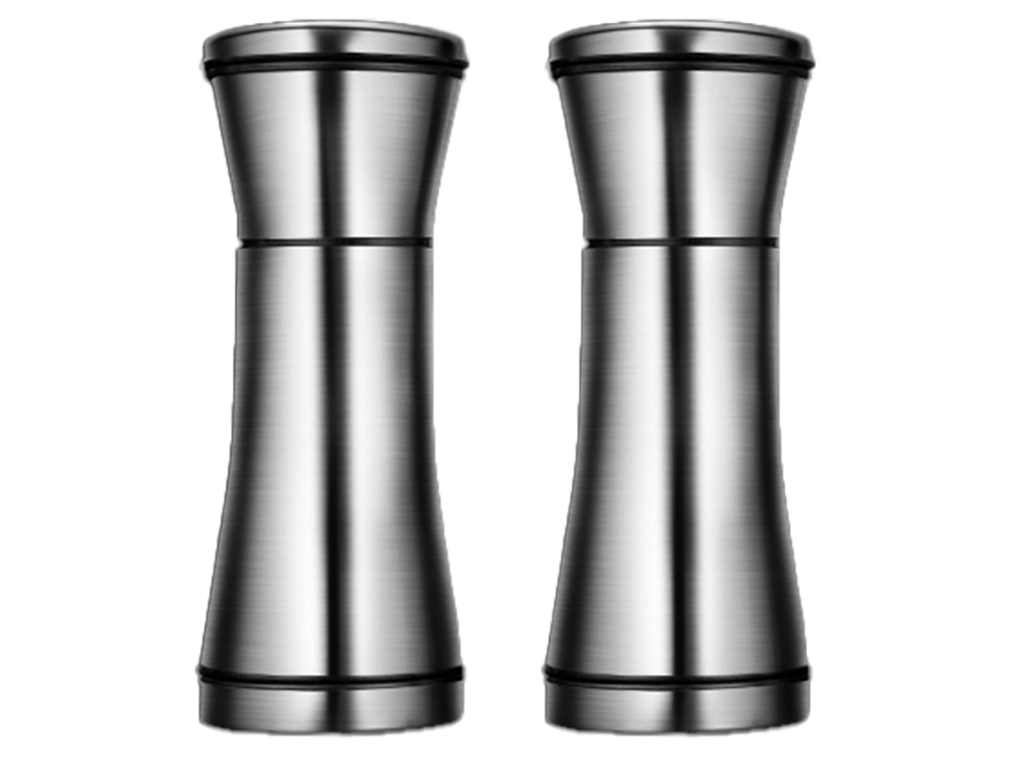 Conjunto de Moedor de Sal e Pimenta de Aço Inoxidável Premium Moinho de Pimenta e Moinho de Sal S