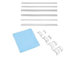 Ajustador De Tamanho De Anel Silicone Invisível Espiral Coração Transp
