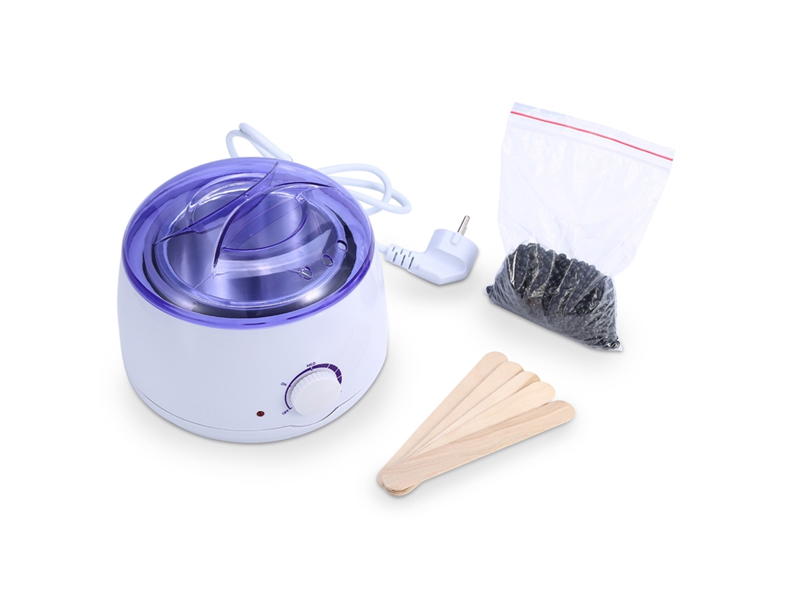 Máquina De Aquecer Cera Depilatória Com 5 Espátulas Para Cera De Paraffina E Chocolate