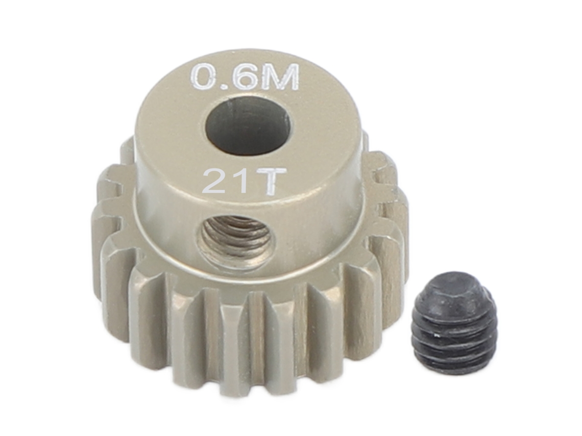 Mali engrenagem Pinion M0.6 para Motor Sem Escova com Eixo 3.175mm Carro Crawler 1/8 1/10 Universal 21d
