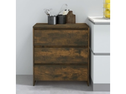 Aparador 70x41x75 cm Madera Procesada Roble Ahumado