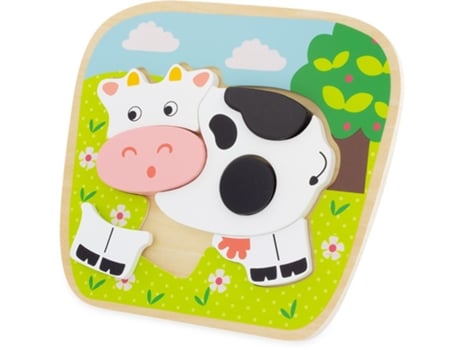 Jogo Educativo ULYSSE Madeira - Vermelho - 22 x 19.8 x 1.8 cm)