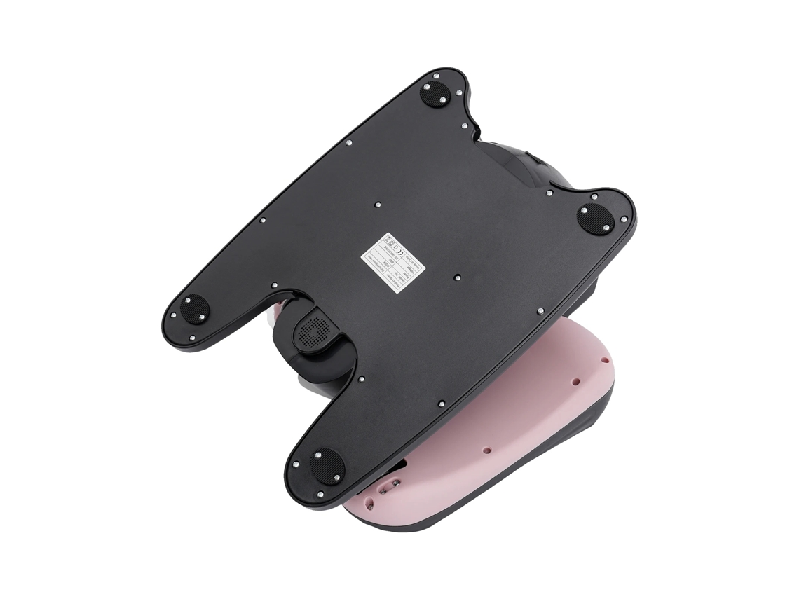Máquina Elíptica, Velocidades Ajustáveis, Display Lcd, Rosa