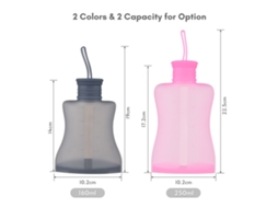 Mali saquinhos de Armazenamento de Leite Materno Silicone Reutilizáveis 160ml Sem Bpa Rosa Pacote de 2