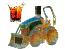 Garrafas De Uísque Garrafa De Vodka 3d Em Formato De Trator Vidro Decoração Para Sala De Estar Gokoco