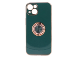 Capa de Telefone LAXISCREED Anel Dourado Rosa Giratório 360°