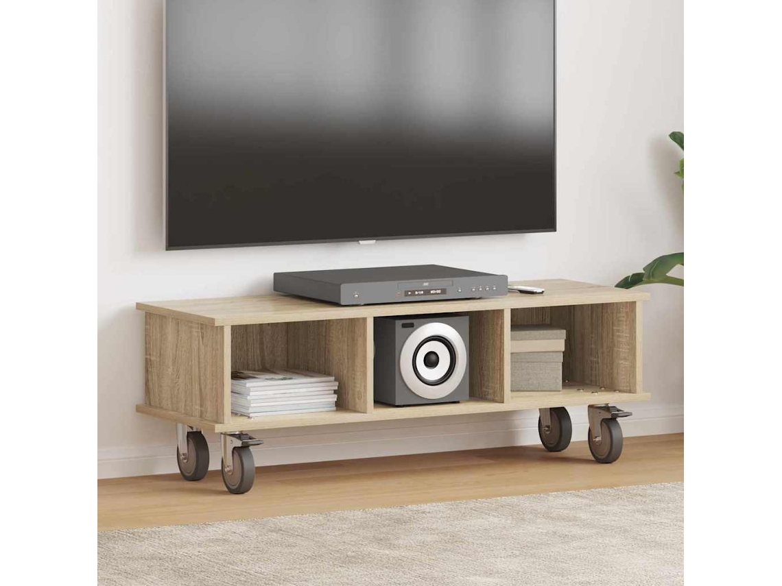 Vidaxl Suporte Para Tv 100 X 35 X 35 Cm Carvalho Sonoma