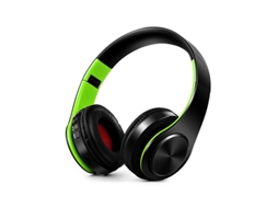 Fones De Ouvido Estéreo Sem Fio Bluetooth Hi Fi Para Xiaomi Iphone, Samsung E Tablets, Com Microfone, Entrada Para Cartão Sd E Rádio Fm. Brilvibera