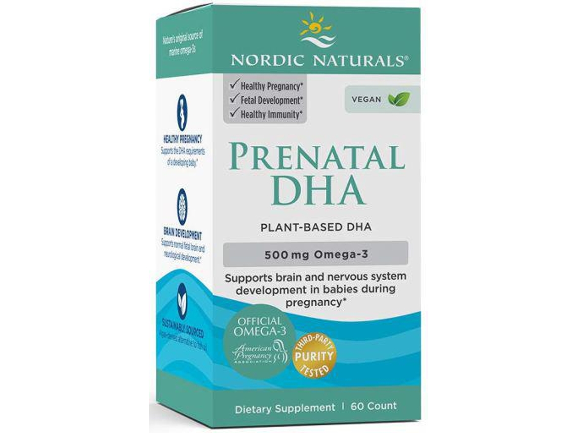Nordic Naturals Pré-Natal Dha Vegan 500 Mg 60 Perlas