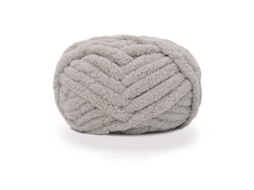Fio De Chenille Grosso Para Cobertores De Crochê À Mão, Fio De Feltro Grande E Supermacio, Cinza Y Aquaforge