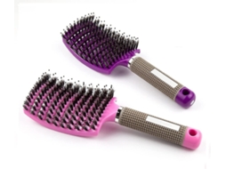 Pente De Massagem Com Cerdas Curvas Grandes, Escova De Cabelo, Ferramenta Para Cuidados Com O Cabelo Jinyubo Store (seção A)