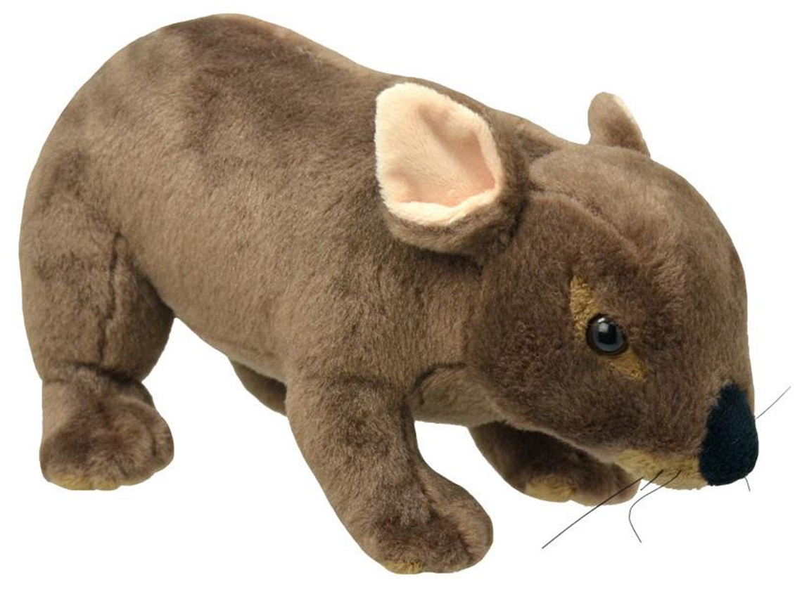 Peluche WILD PLANET Wombat 24 x 10 x 17 cm Poliester Worten.pt
