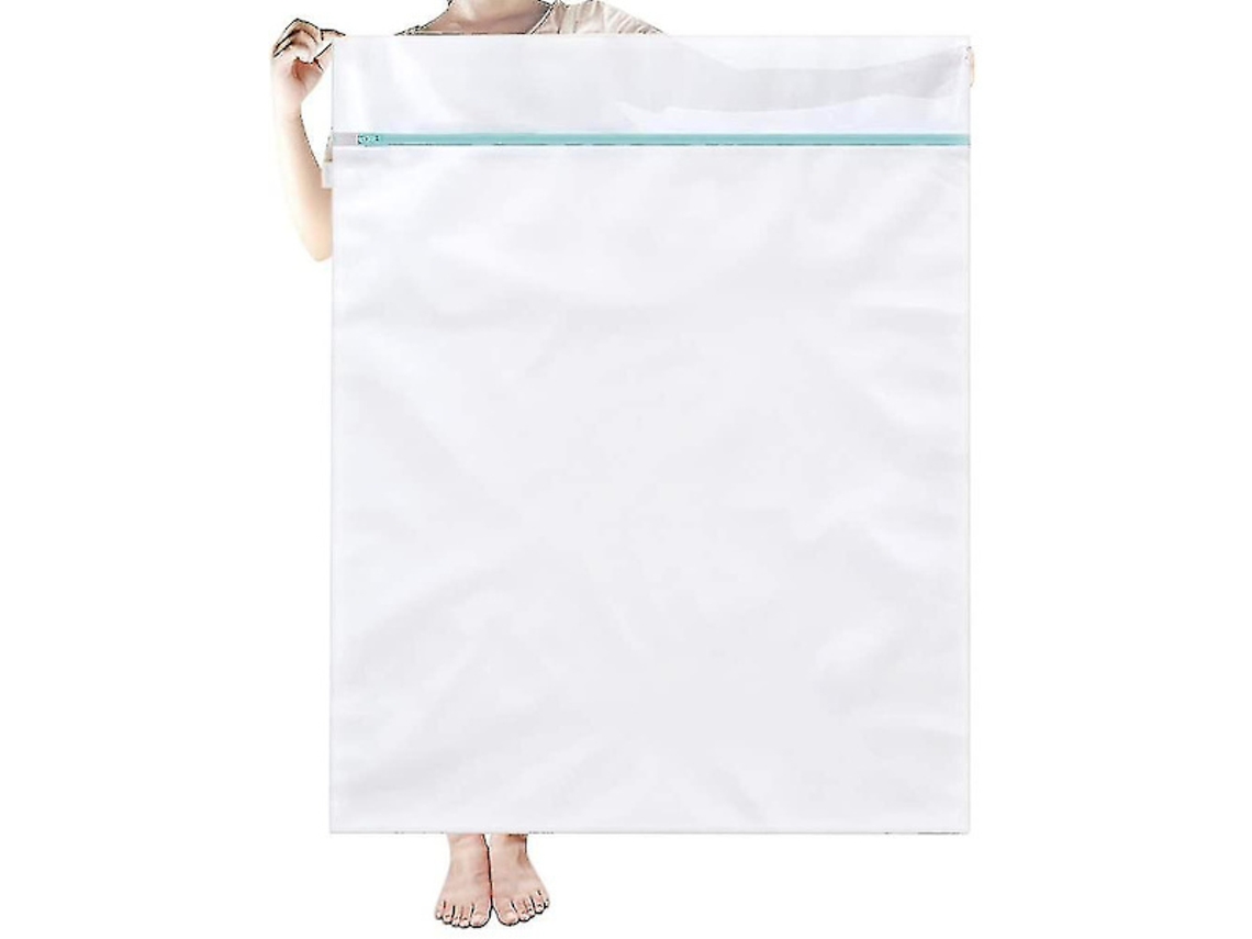 Saco de Lavanderia XXL para Máquina de Lavar Roupa, 90 X 110 Cm, Reutilizável, com Rede de Malha Fina BRILVIBERA