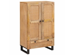 Vidaxl Buffê Castanho 40 X 33 X 110 Cm Madeira De Manga Maciça