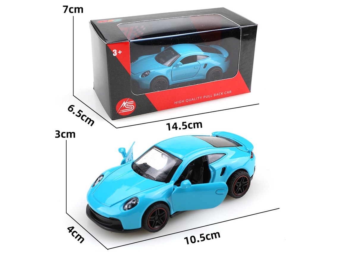 Miniatura de Carro em Metal Fundido, Escala 1/36, Brinquedo Infantil MDUG