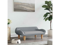 Vidaxl Cama 70x40x24 Cm Tecido Cinzento-claro