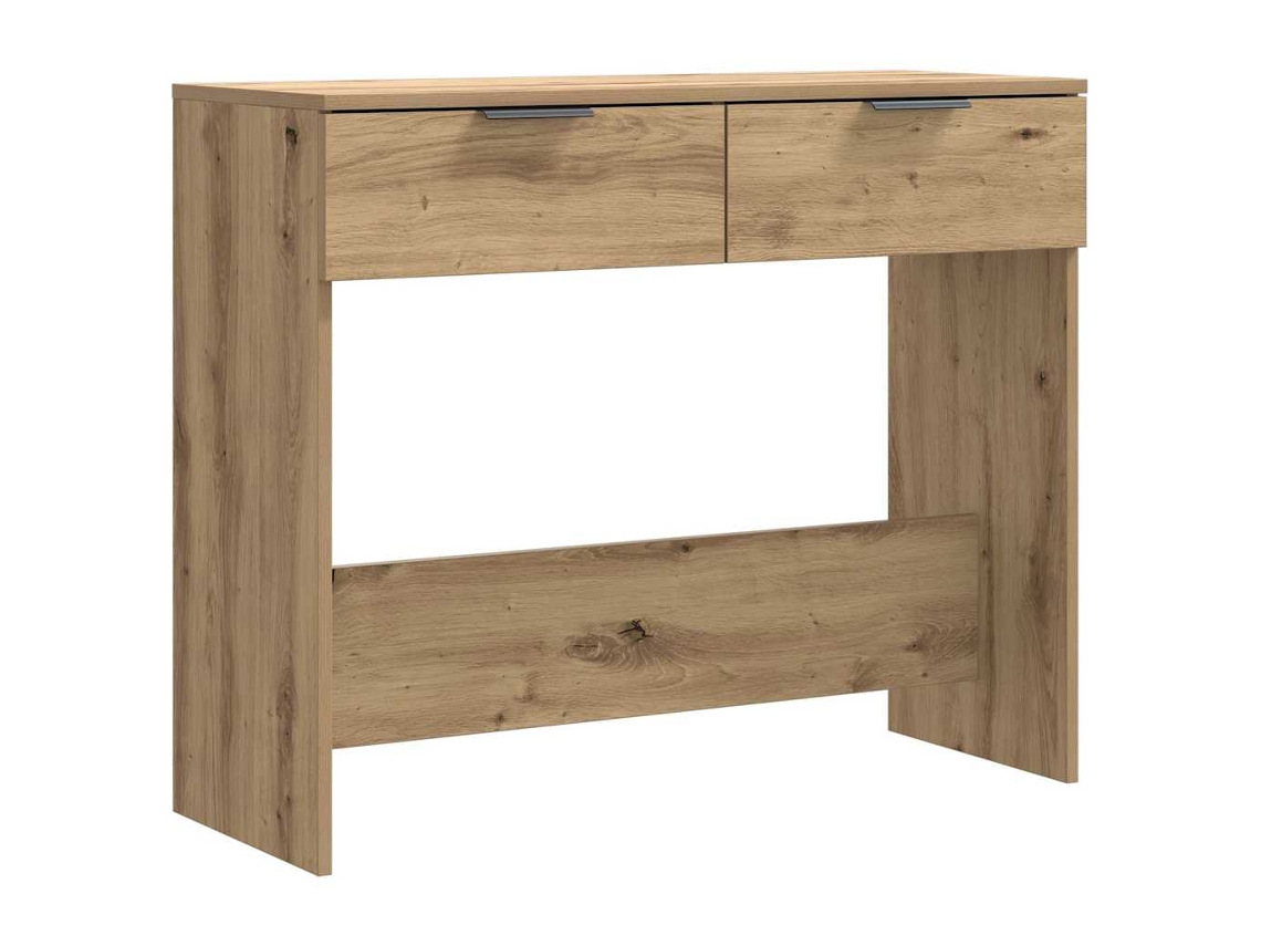 Console Table, Console Tables Vidaxl Marrom Madeira Processada (n/a)