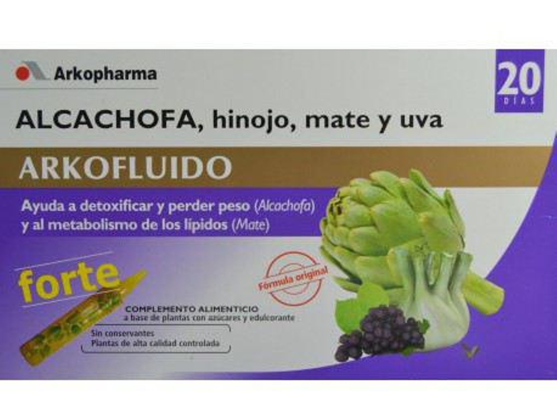 Arkopharma Arkofluids Alcachofra Forte 20 ampolas