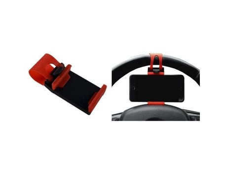 Suporte Volante Carro Universal Smartphones Outros Dispositivos Largura Lilware Preto