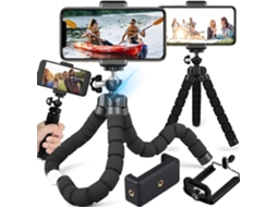 Suporte Flexível Para Celular Retoo Com Braçadeira Universal, Suporte Para Celular Para Smartphone, Câmera, Câmera De Ação, Suport-aquaforge