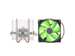 Dissipador De Calor Do Cooler Do Ventilador Da Cpu Para Amd 775 1155 1366 Verde