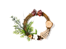 Laxiscreed Guirlanda De Natal Para Porta - Decoração Criativa E Estilosa Para Festas Natalícias