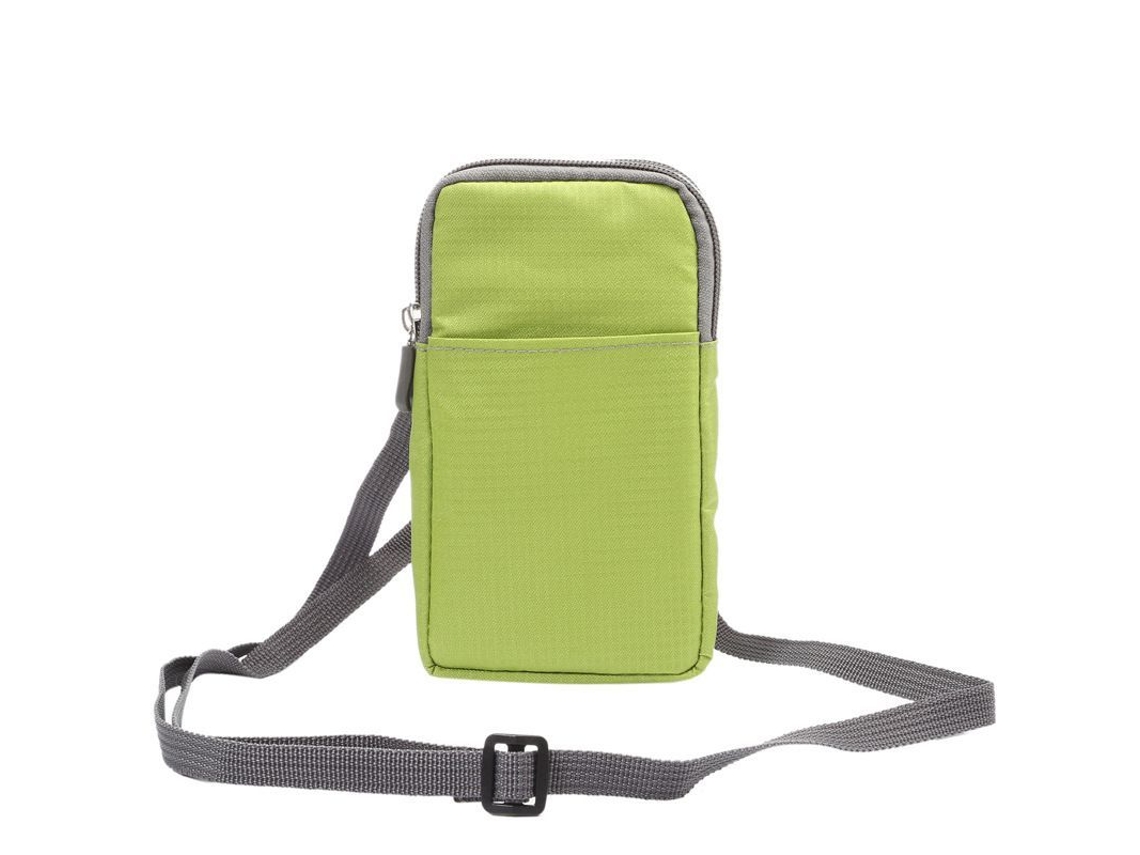 Bolsa Bandolera para Teléfono y Esporte con 3 Bolsillos Verde S/MARCA 2026